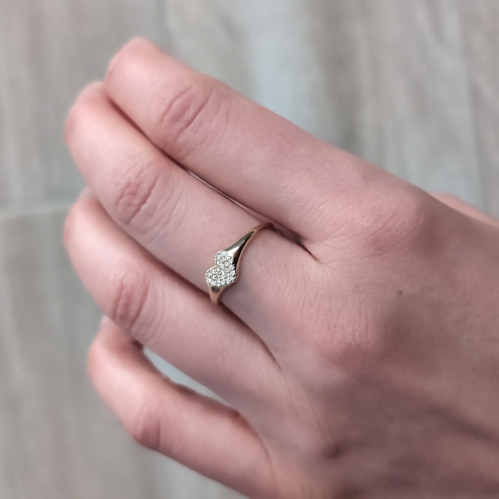 NWT Gorjana Gold Heart Ring - Picture 12 of 16